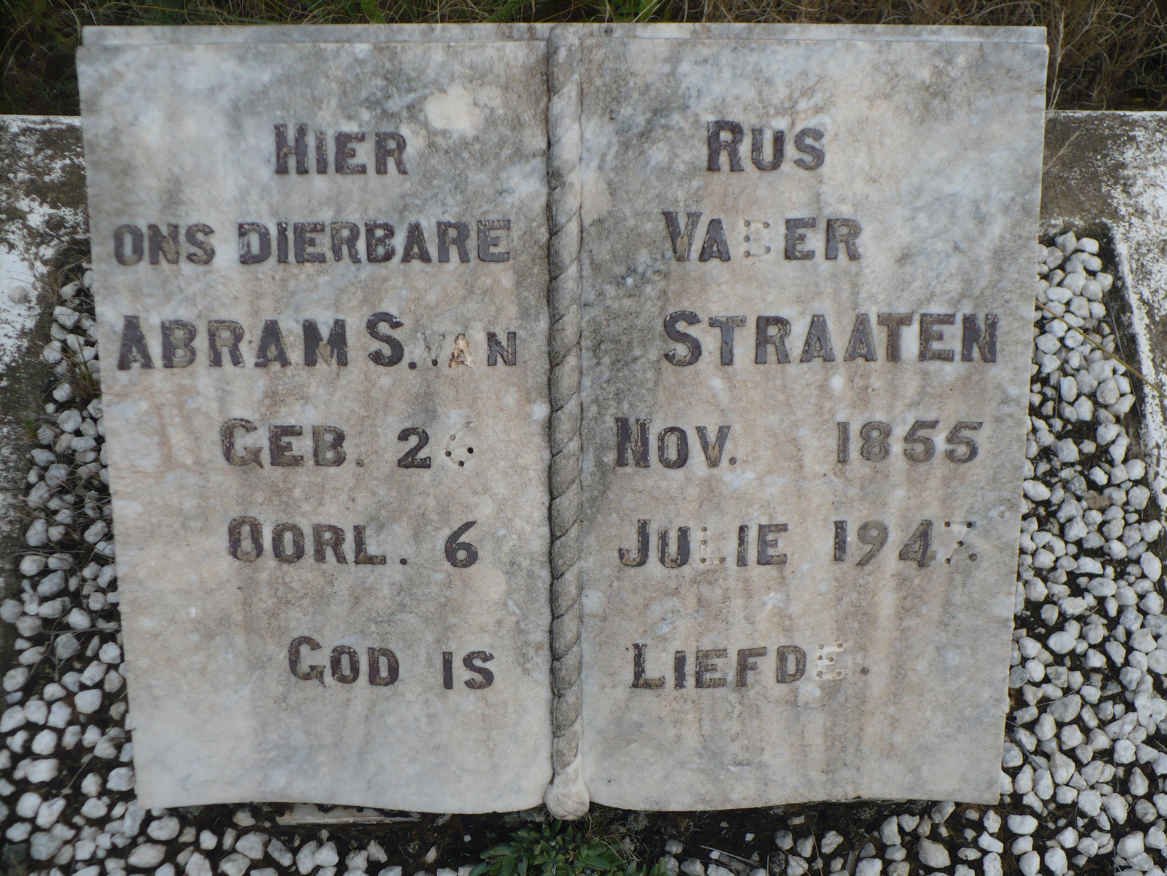 STRAATEN Abraham, van 1855-1947