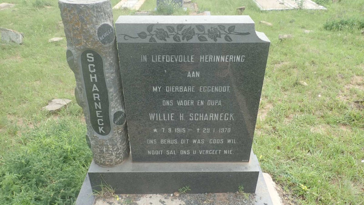 SCHARNECK Willie H. 1915-1970