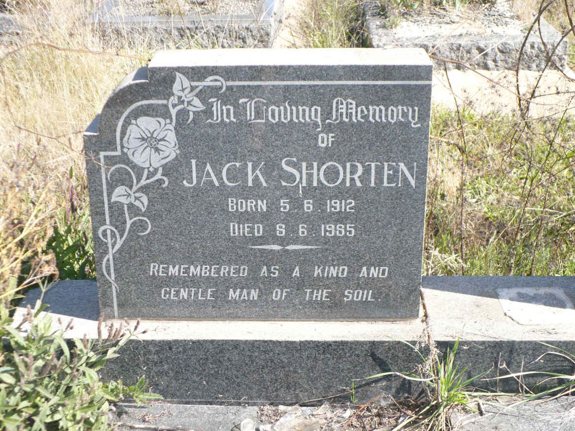SHORTEN Jack 1912-1985