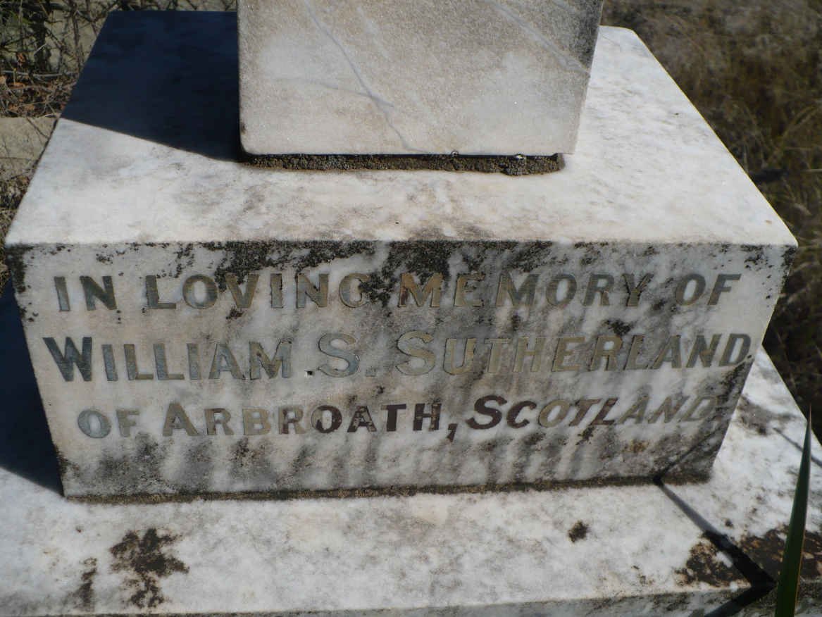 SUTHERLAND William S. -1902