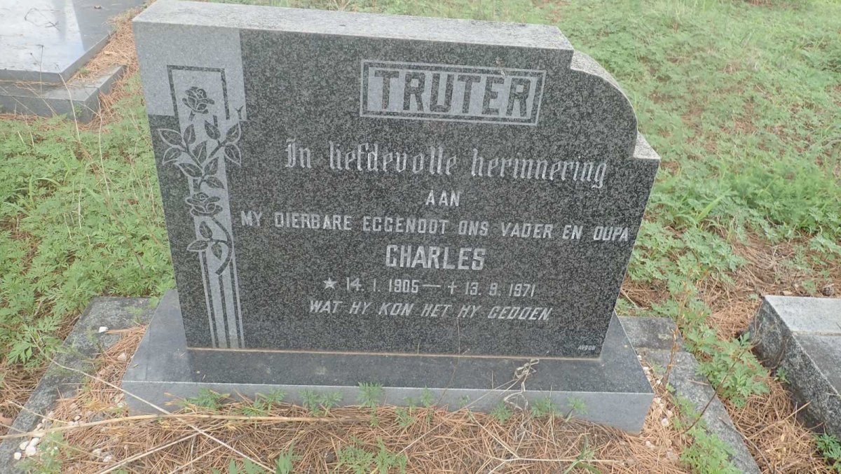 TRUTER Charles 1905-1971