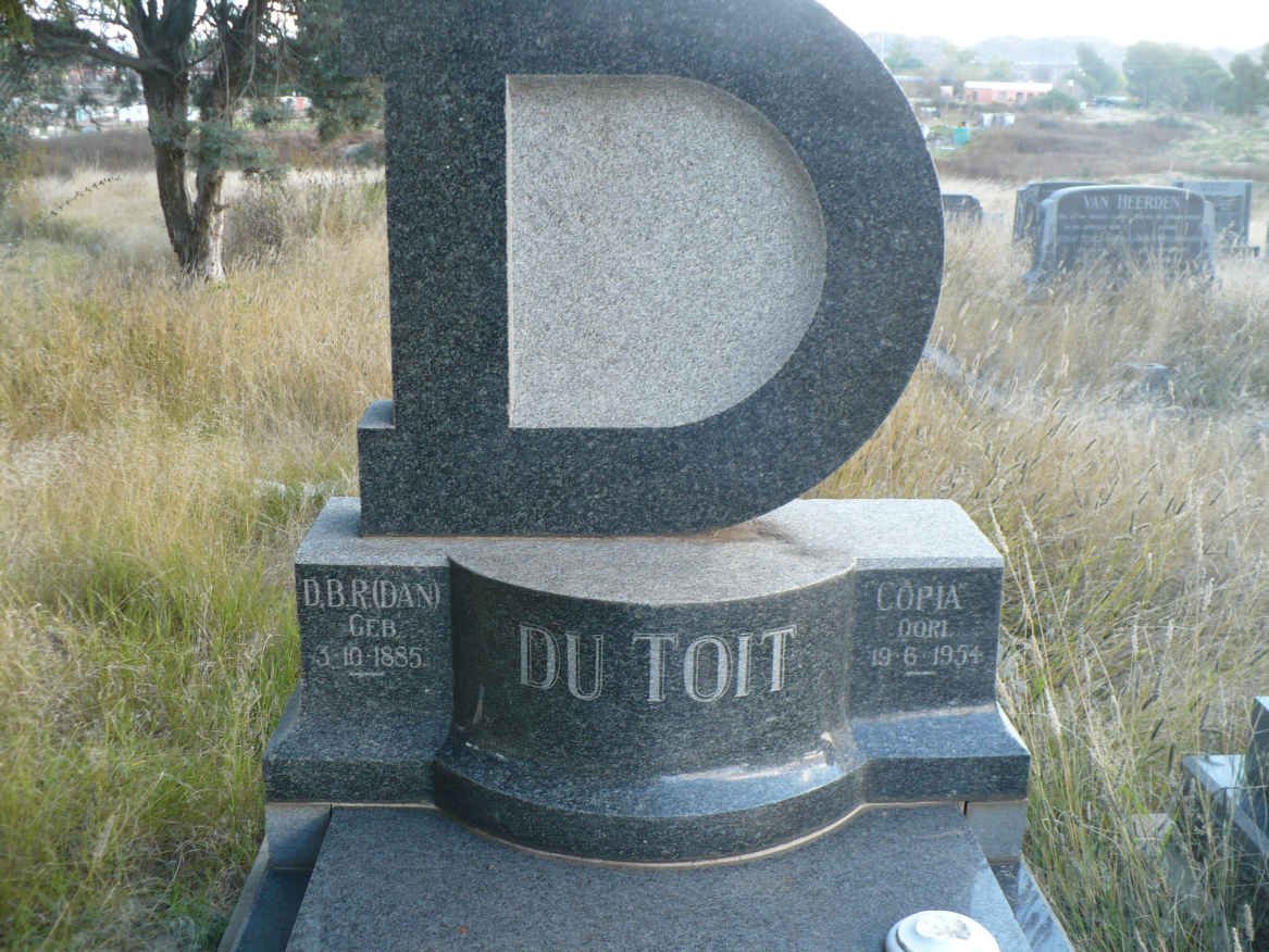 TOIT D.B.R., du 1885-1954