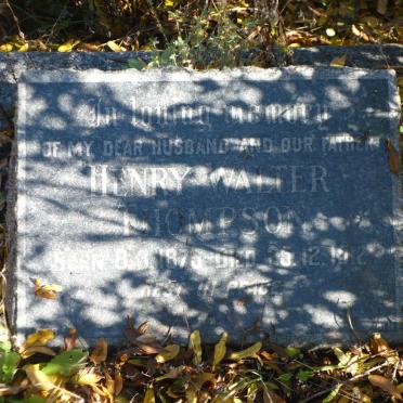 THOMPSON Henry Walter 1879-1912