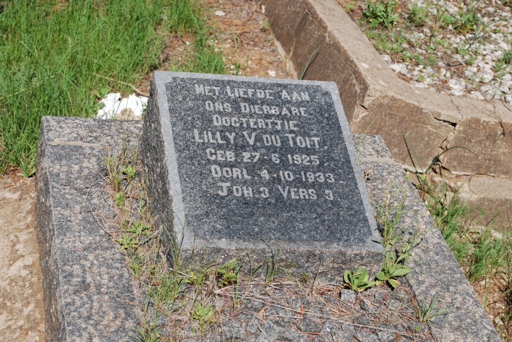 TOIT Lilly V., du 1925-1933