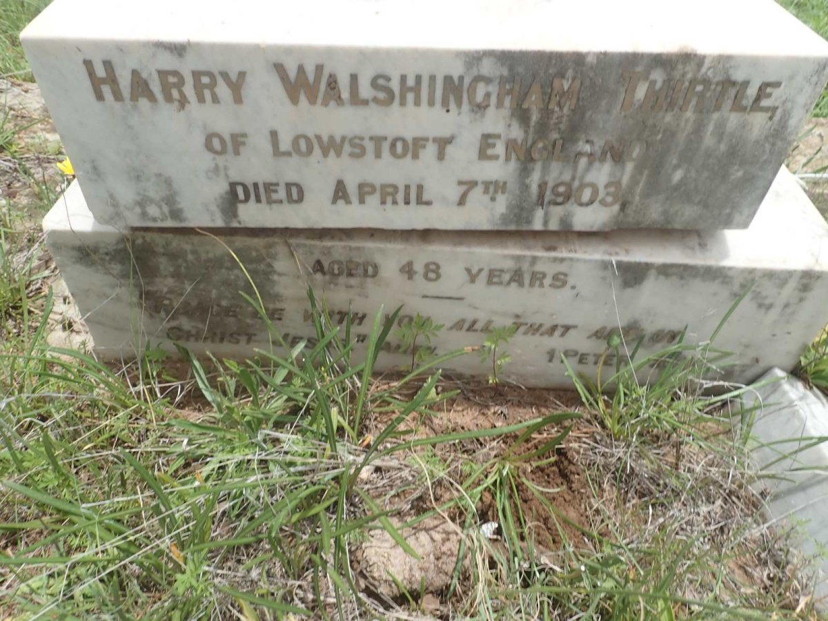 THIRTLE Harry Walshingham -1903