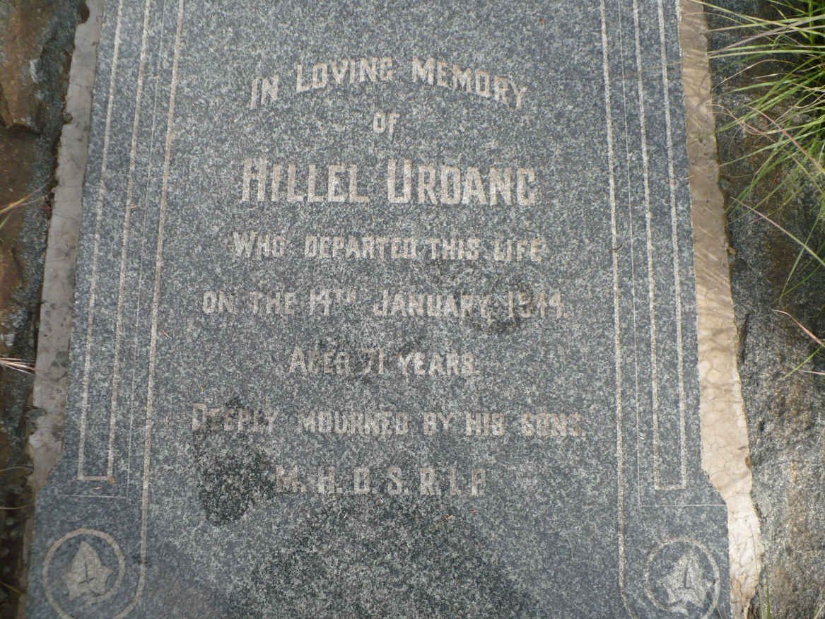URDANG Hillel -1944
