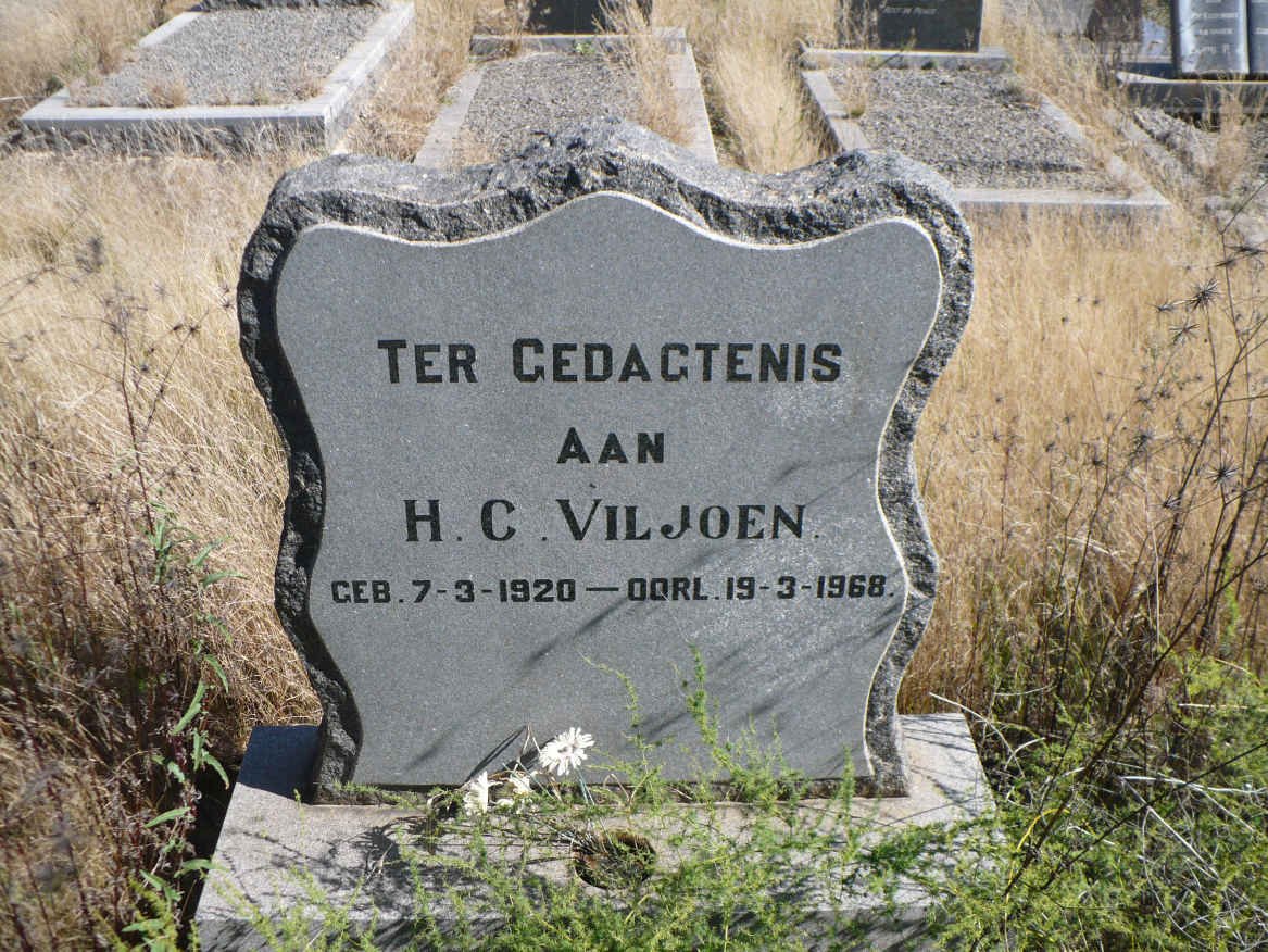 VILJOEN H.C. 1920-1968