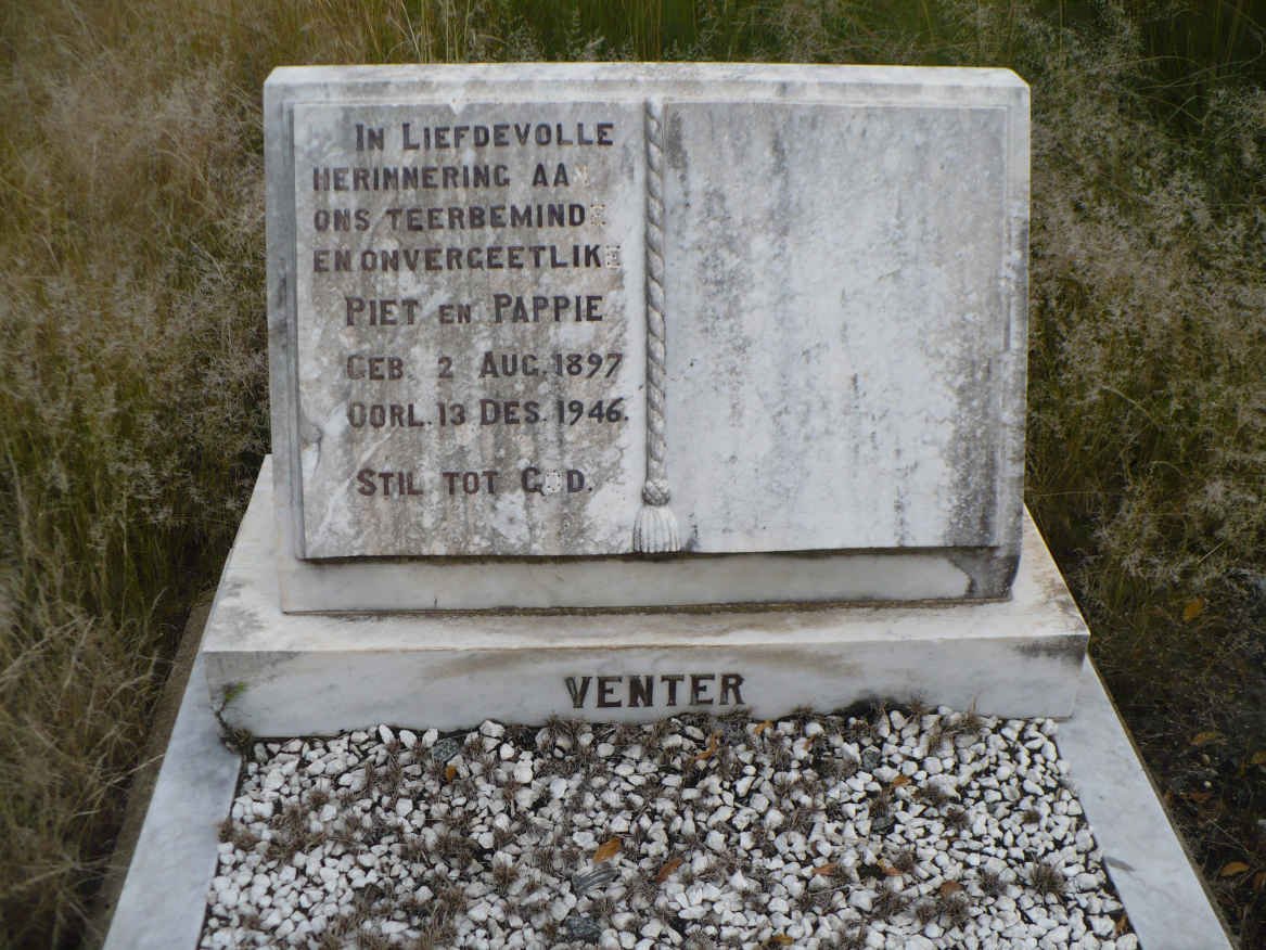 VENTER Piet 1897-1946