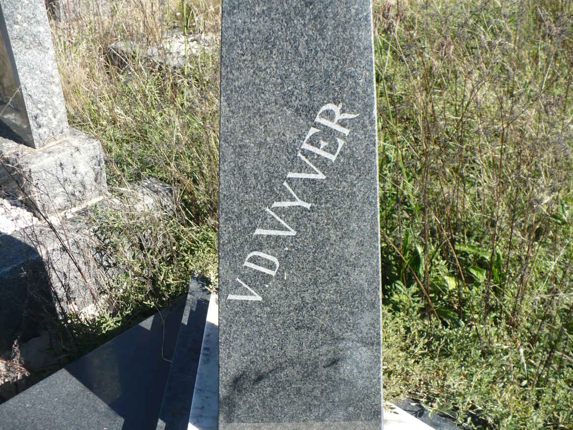 VYVER Ronald, v.d. 1936-1965