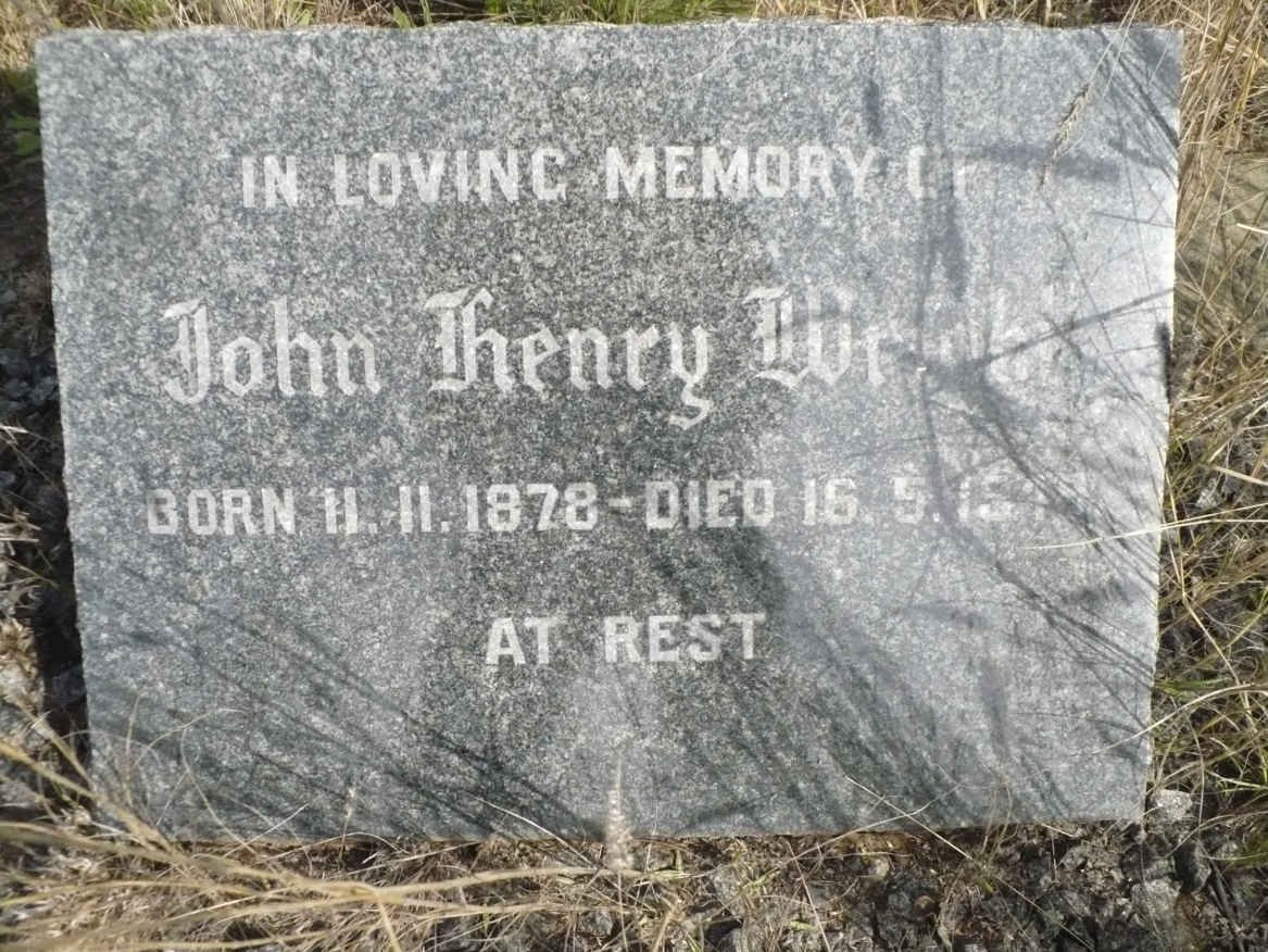 WRIGHT John Henry 1878-1949