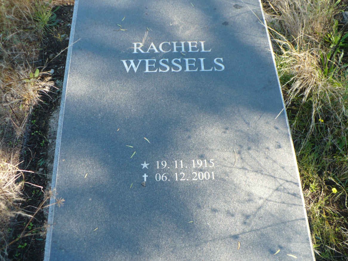 WESSELS Rachel 1915-2001