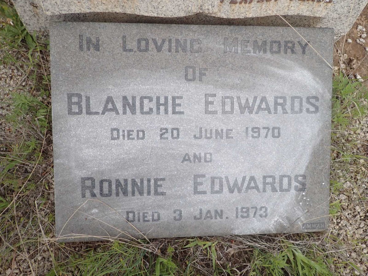 WEBSTER James &amp; Lizzie :: WEBSTER James -1917 :: EDWARDS Ronnie -1973 &amp; Blanche -1970