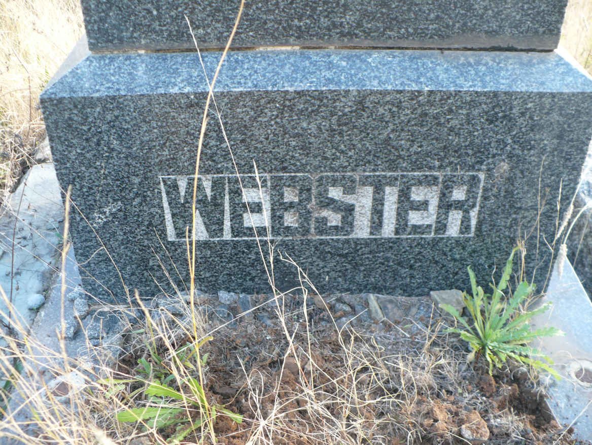 WEBSTER William Alexander -1928 &amp; Gertrude May -1954
