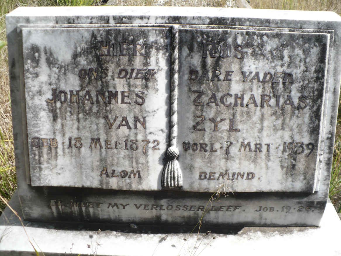 ZYL Johannes Zacharias, van 1872-1939