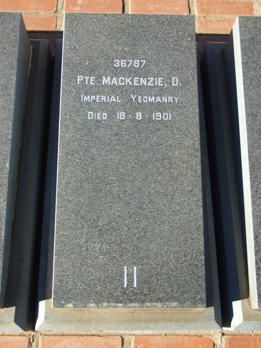 MACKENZIE D. -1901