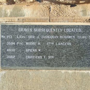 4. Graves subsequently located