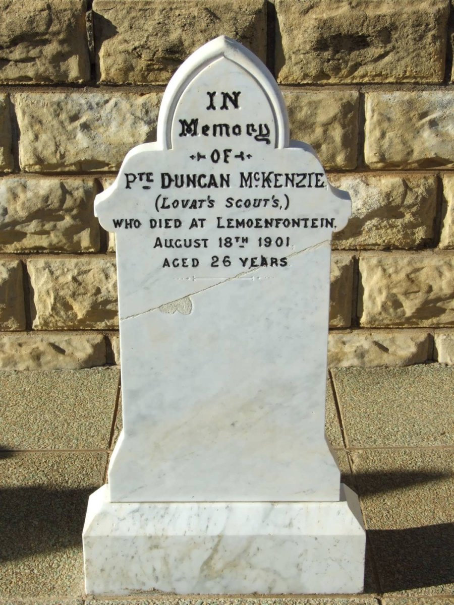 McKENZIE Duncan -1901