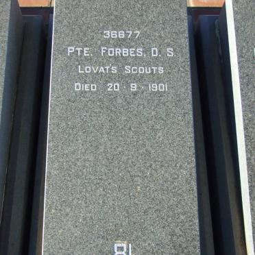 FORBES D.S. -1901