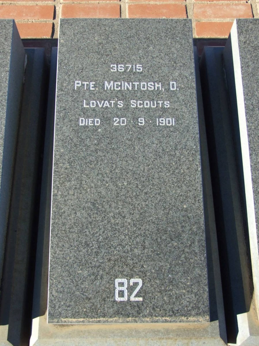McINTOSH D. -1901