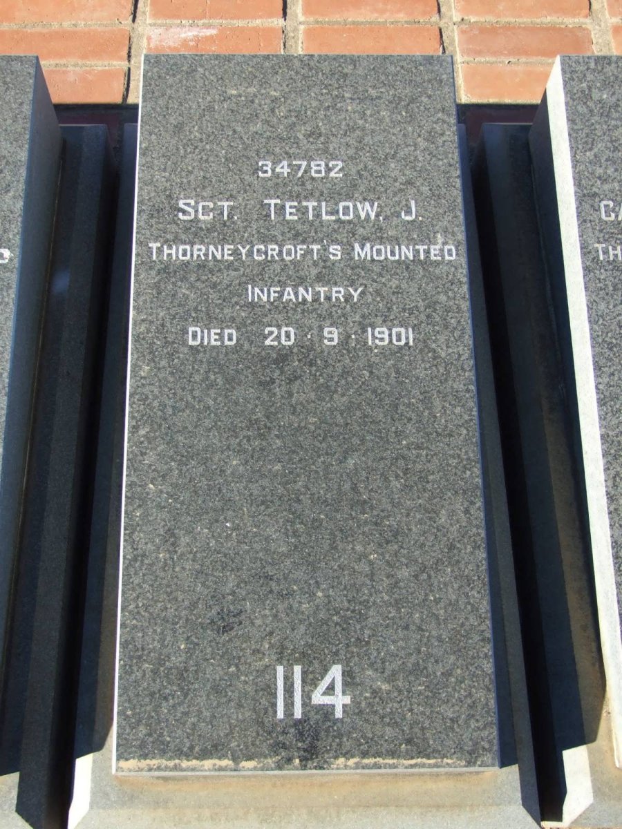 TETLOW J. -1901