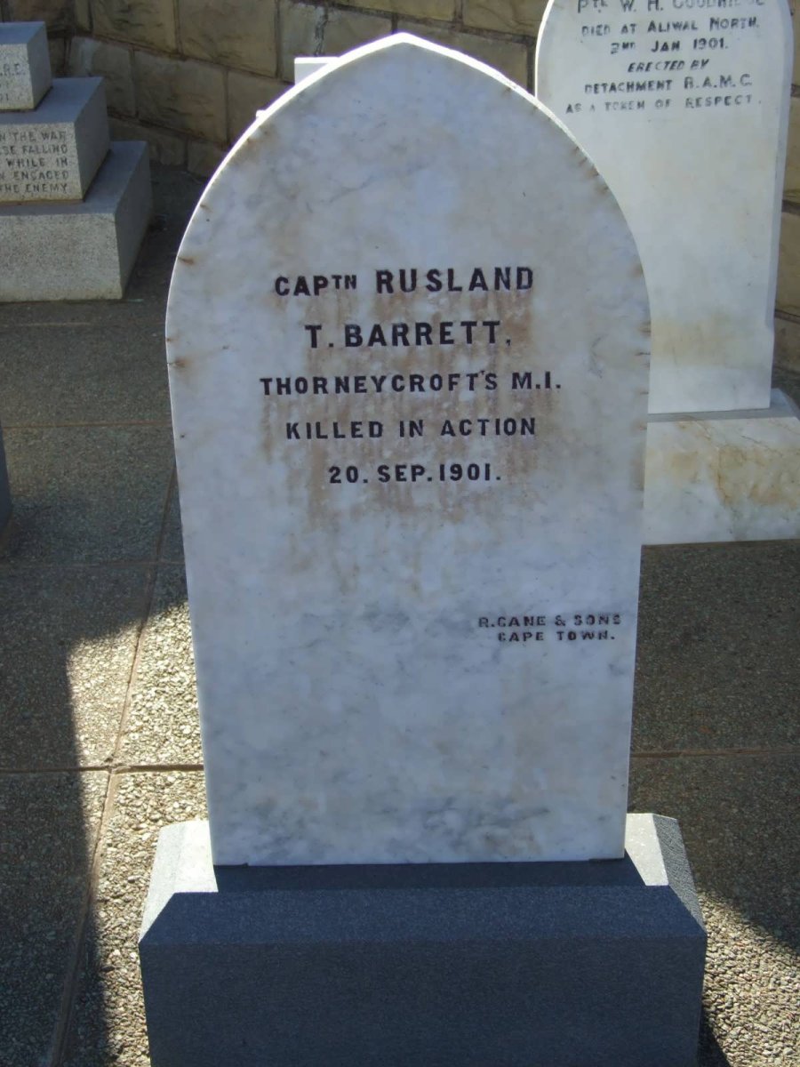 BARRETT Rusland T. -1901