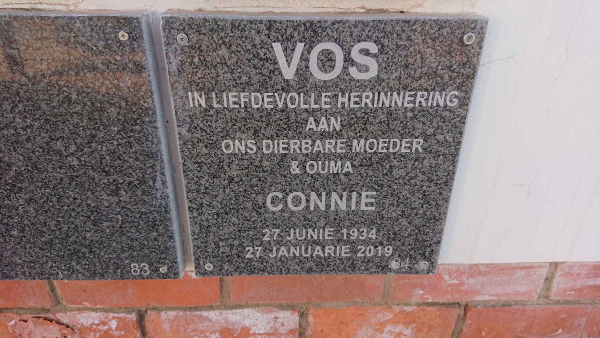 VOS Connie 1934-2019
