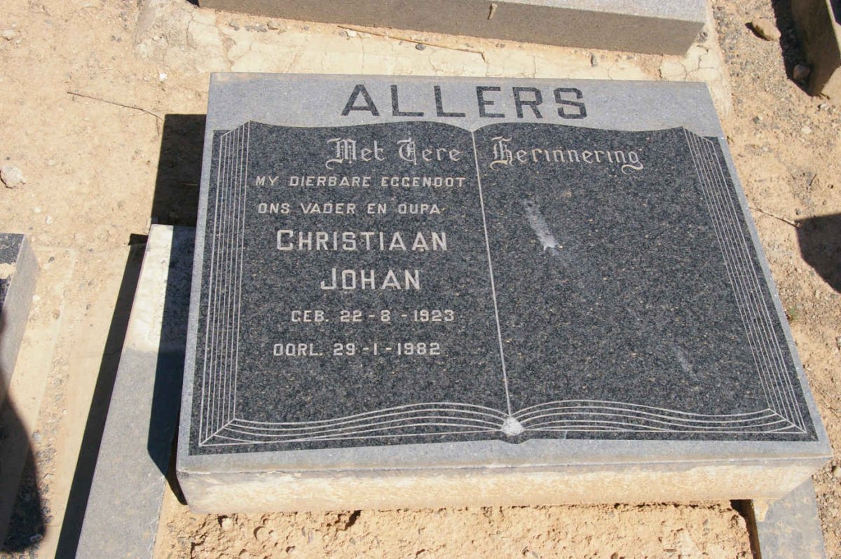 ALLERS Christiaan Johan 1923-1982