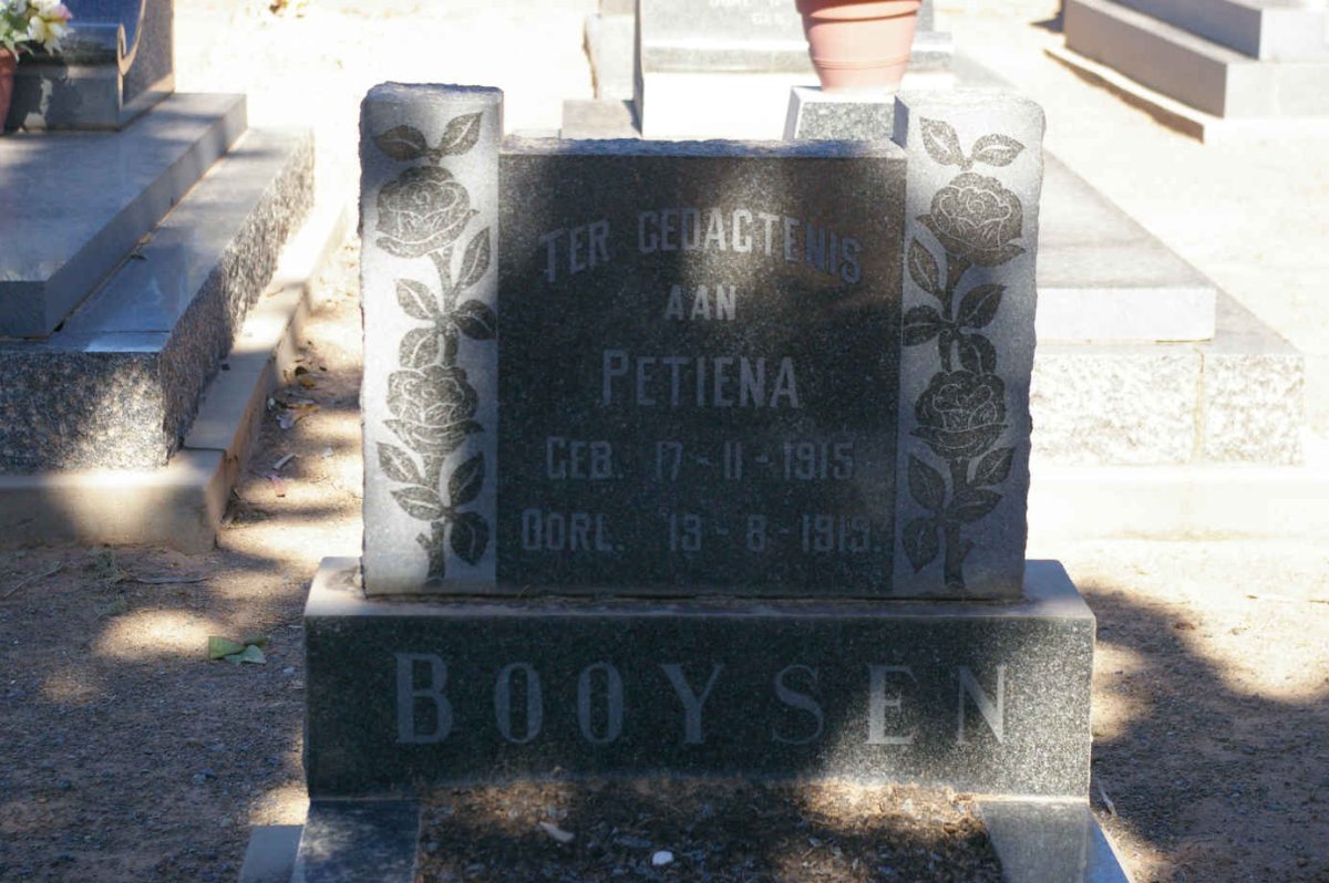 BOOYSEN Petiena 1915-1919