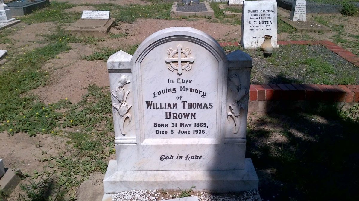 BROWN William Thomas 1869-1938