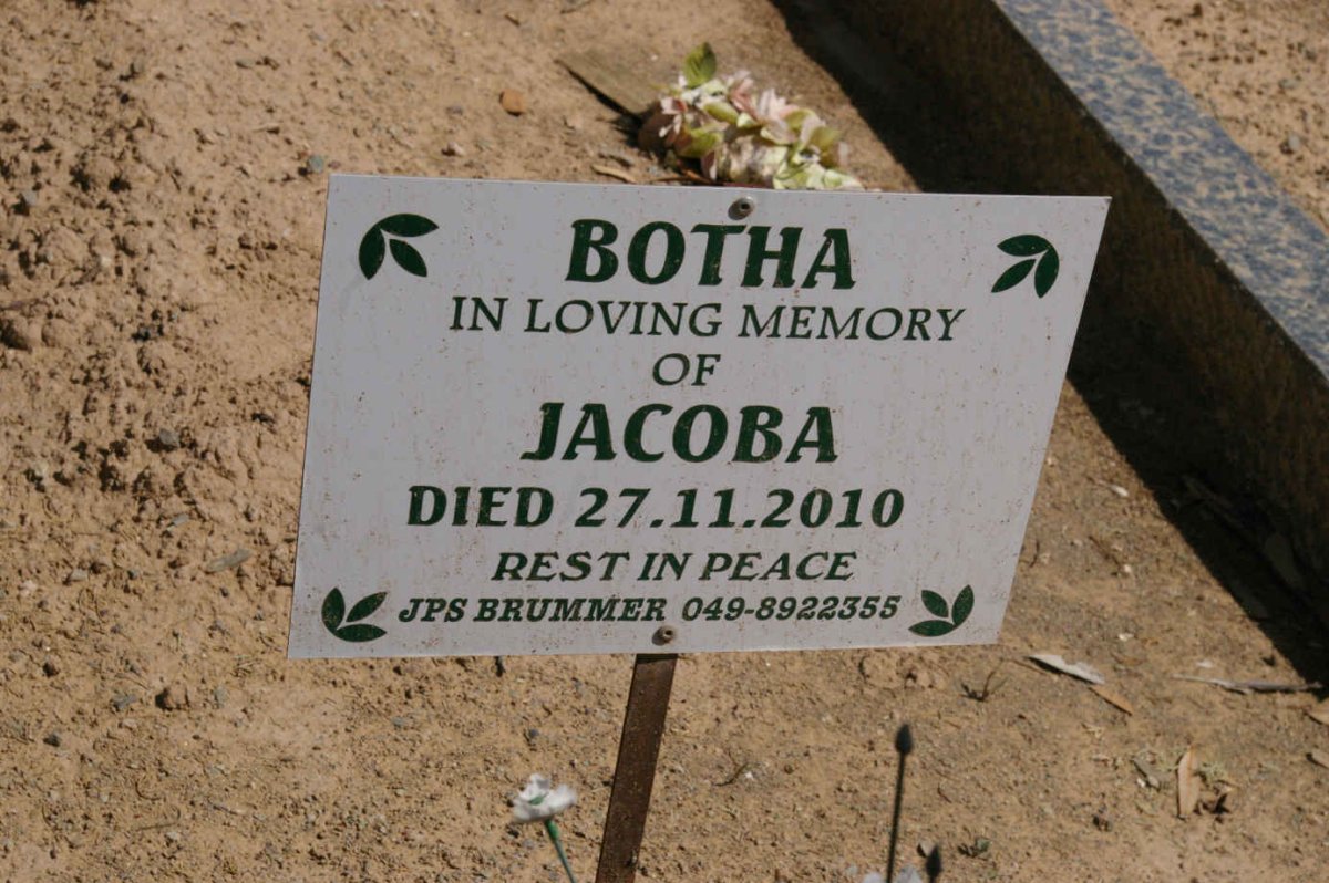 BOTHA Jacoba -2010