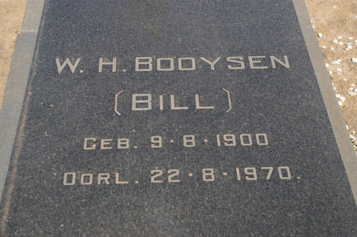 BOOYSEN W.H. 1900-1970