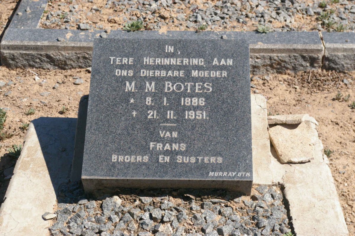 BOTES M.M. 1886-1951