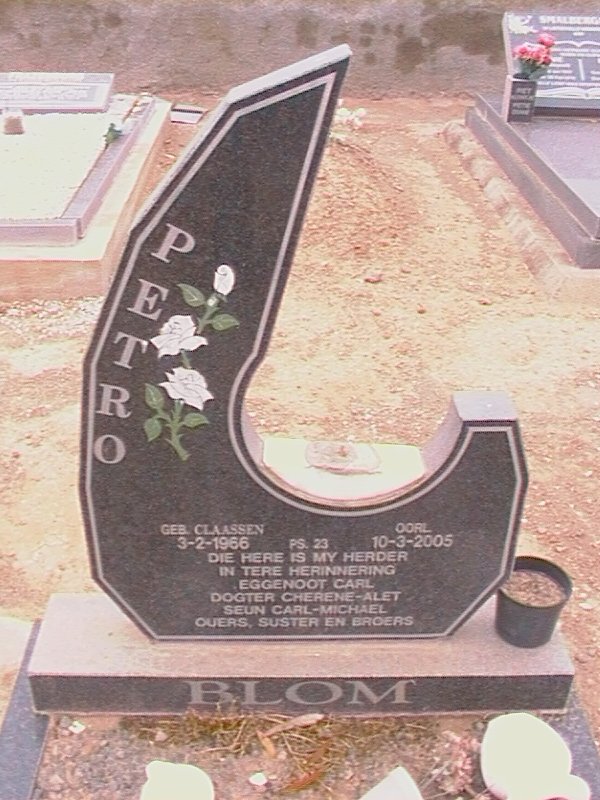 BLOM Petro nee CLAASSEN 1966-2005