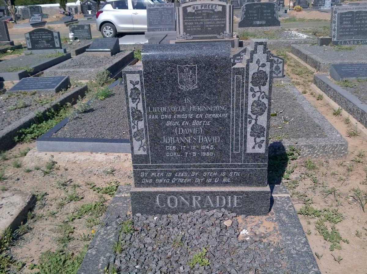 CONRADIE Johannes David 1945-1959