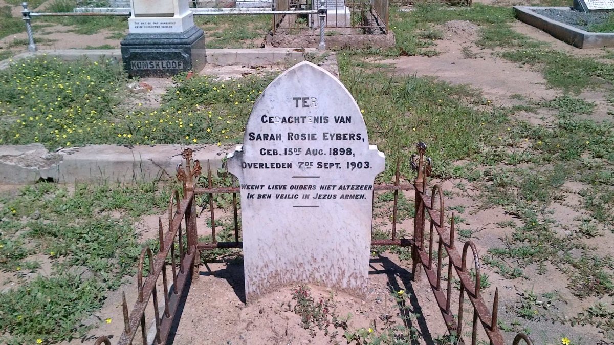 EYBERS Sarah Rosie 1898-1903