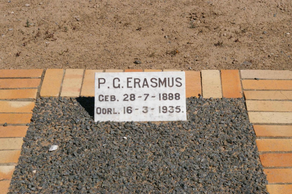 ERASMUS P.G. 1888-1935