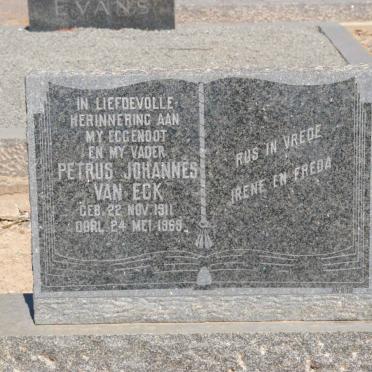 ECK Petrus Johannes, van 1911-1969