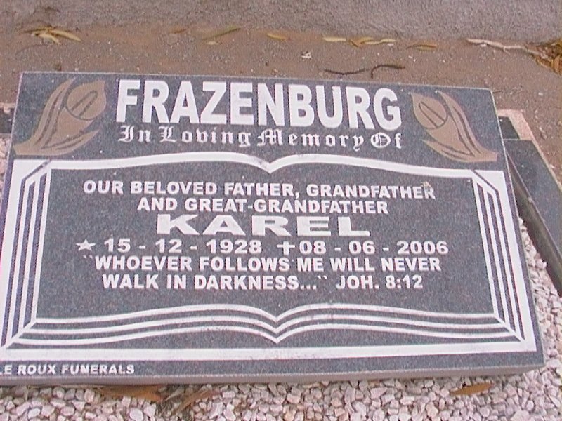 FRAZENBURG Karel 1928-2006