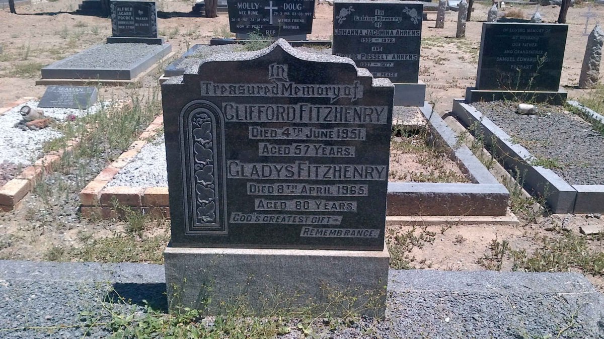 FITZHENRY Clifford -1951 &amp; Gladys -1965