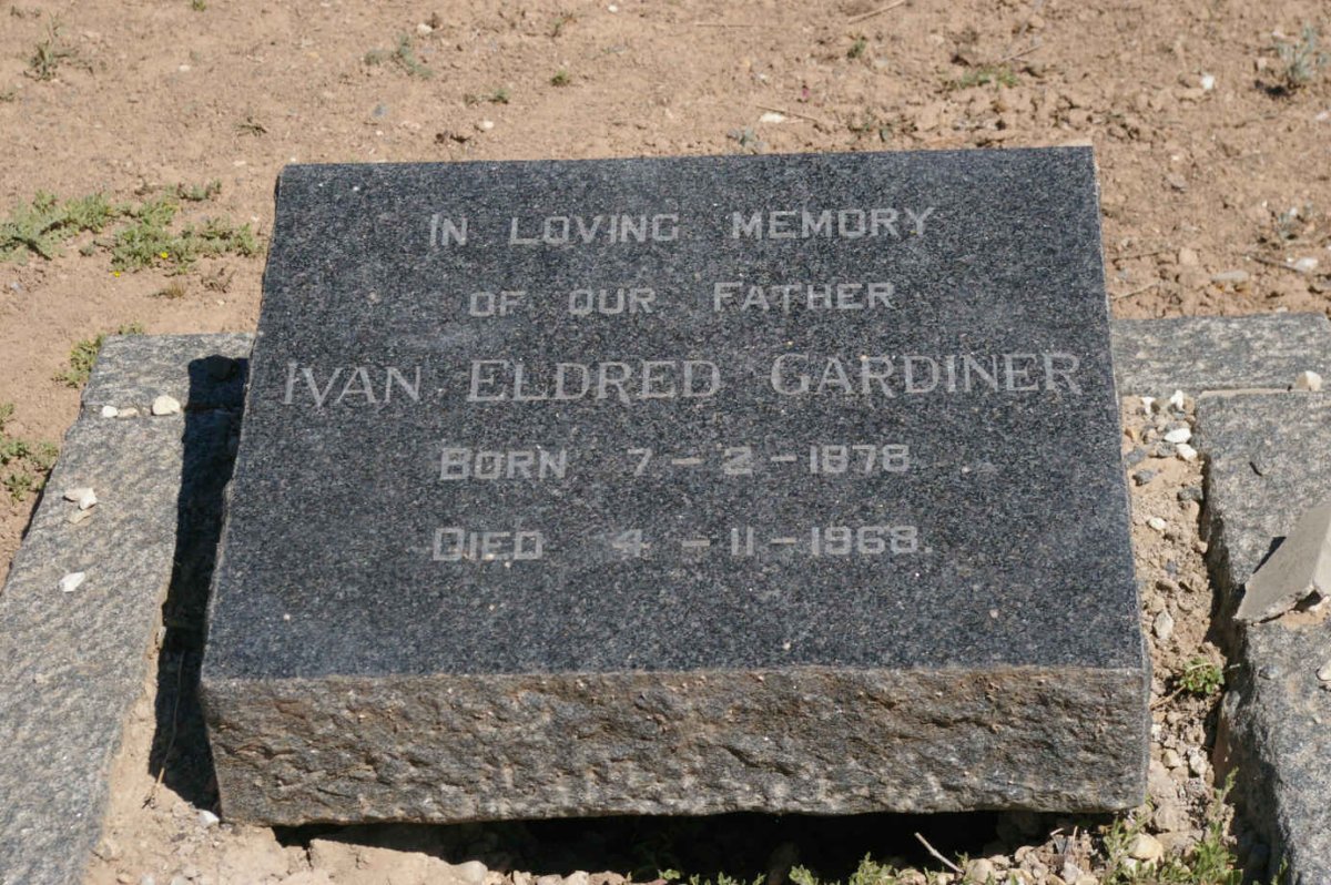GARDINER Ivan Eldred 1878-1968 &amp; Laura May ORSMOND 1896-1963