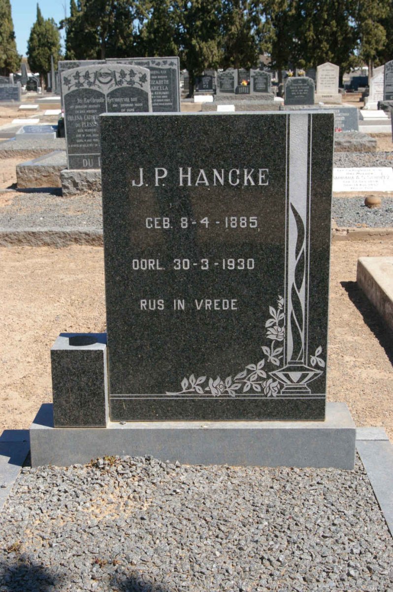 HANCKE J.P. 1885-1930