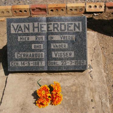 HEERDEN Gerhardus Visser, van 1887-1960