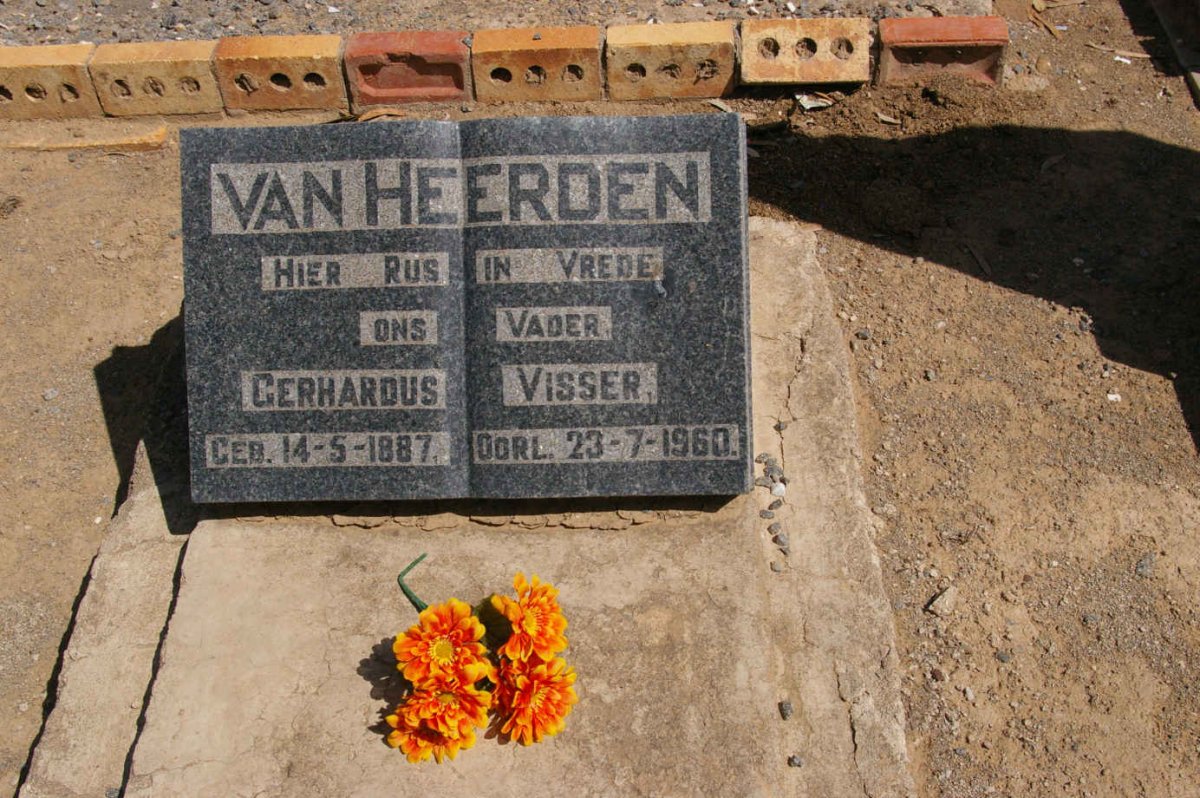 HEERDEN Gerhardus Visser, van 1887-1960