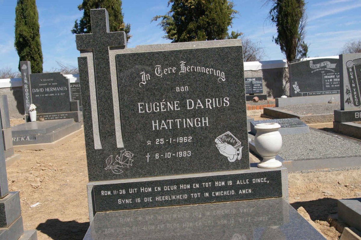 HATTINGH Eugene Darius 1962-1983