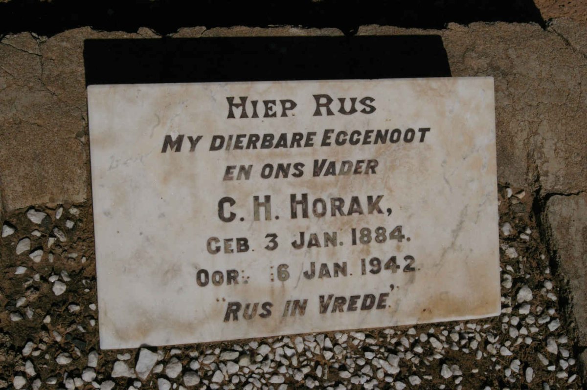 HORAK C.H. 1884-1942