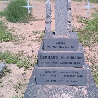HOBSON Bernard N. 1894-1963