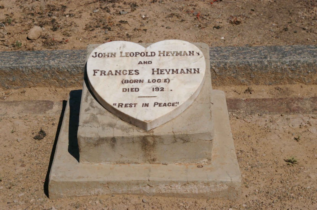 HEYMANN John Leopold -1929 &amp; Frances LOGIE -1929