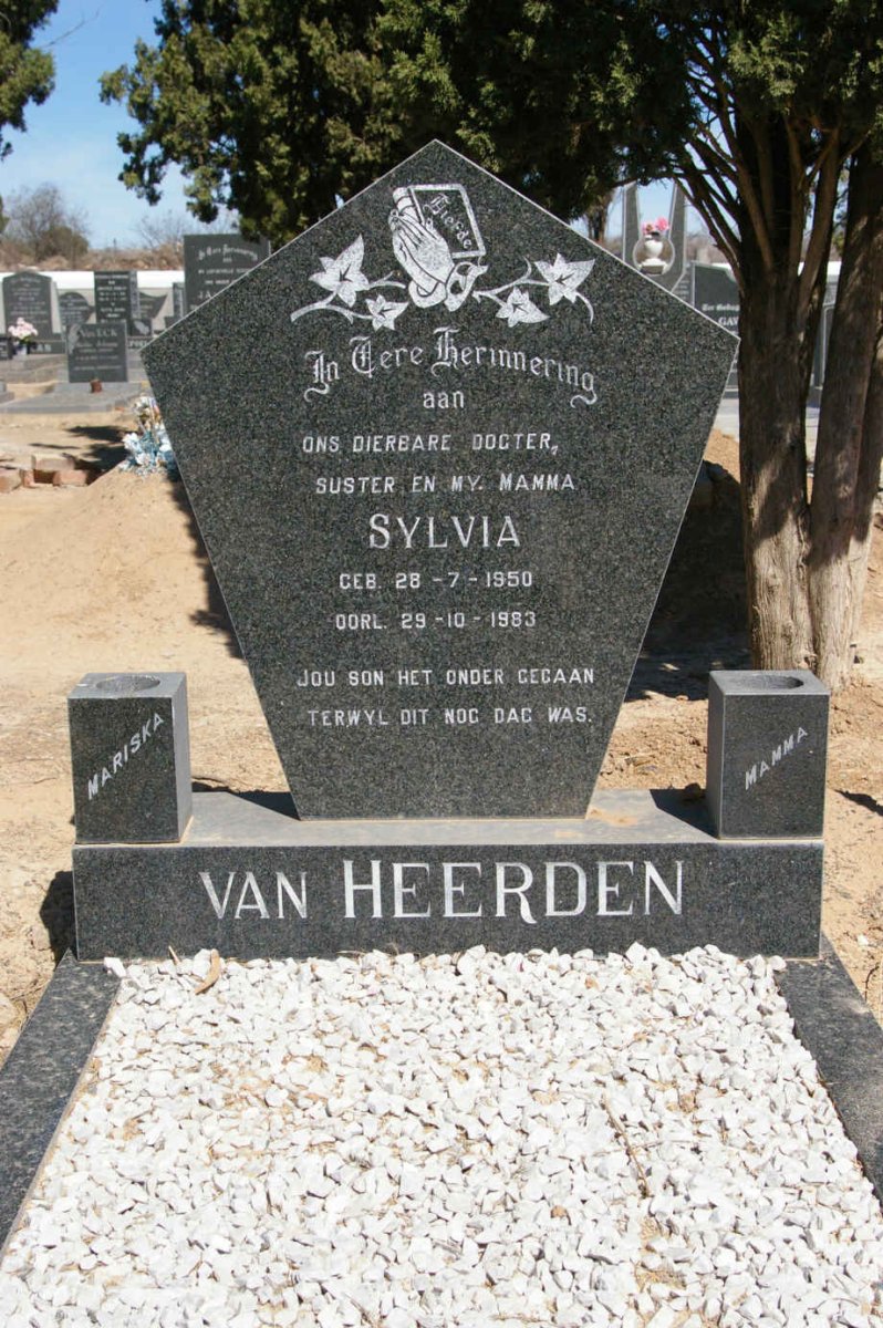 HEERDEN Sylvia, van 1950-1983
