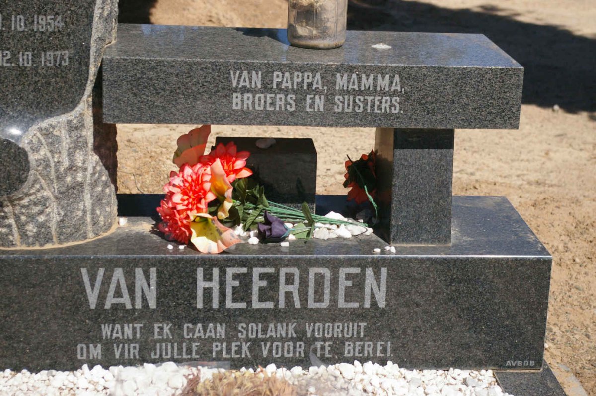 HEERDEN Jannie Francois, van 1954-1973
