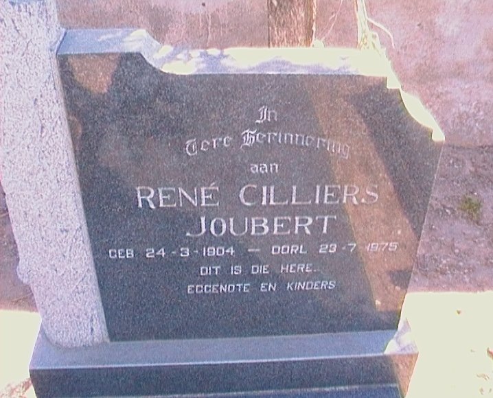 JOUBERT Rene Cilliers 1904-1975